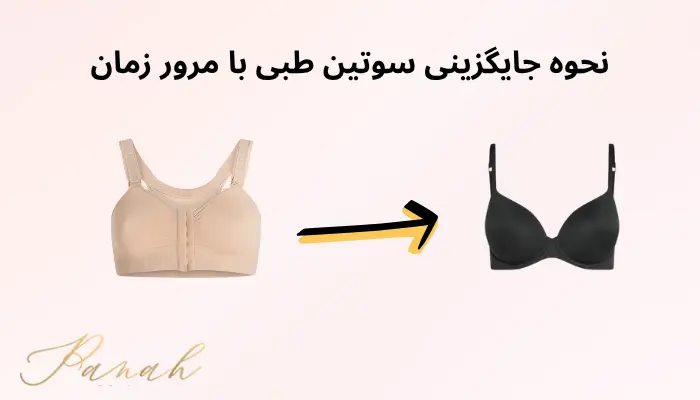 نحوه جایگزینی سوتین طبی با مرور زمان نحوه جایگزینی سوتین طبی با مرور زمان
